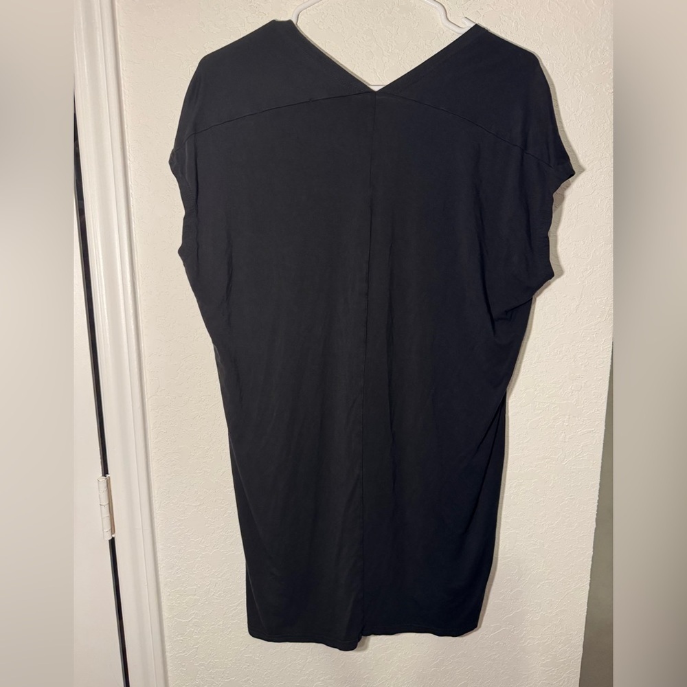 Kerisma Silk Blend Oversized Short Sleeve V Neck Top Womens Size Small Medium - Picture 7 of 8